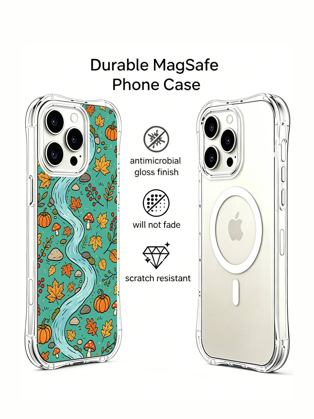 Autumn Stream Wander: angled view of the case artwork with detail graphics.