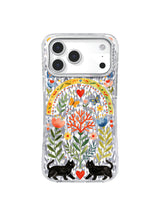 Gentle Dual Pilgrimage pattern on an iPhone 17 Pro case