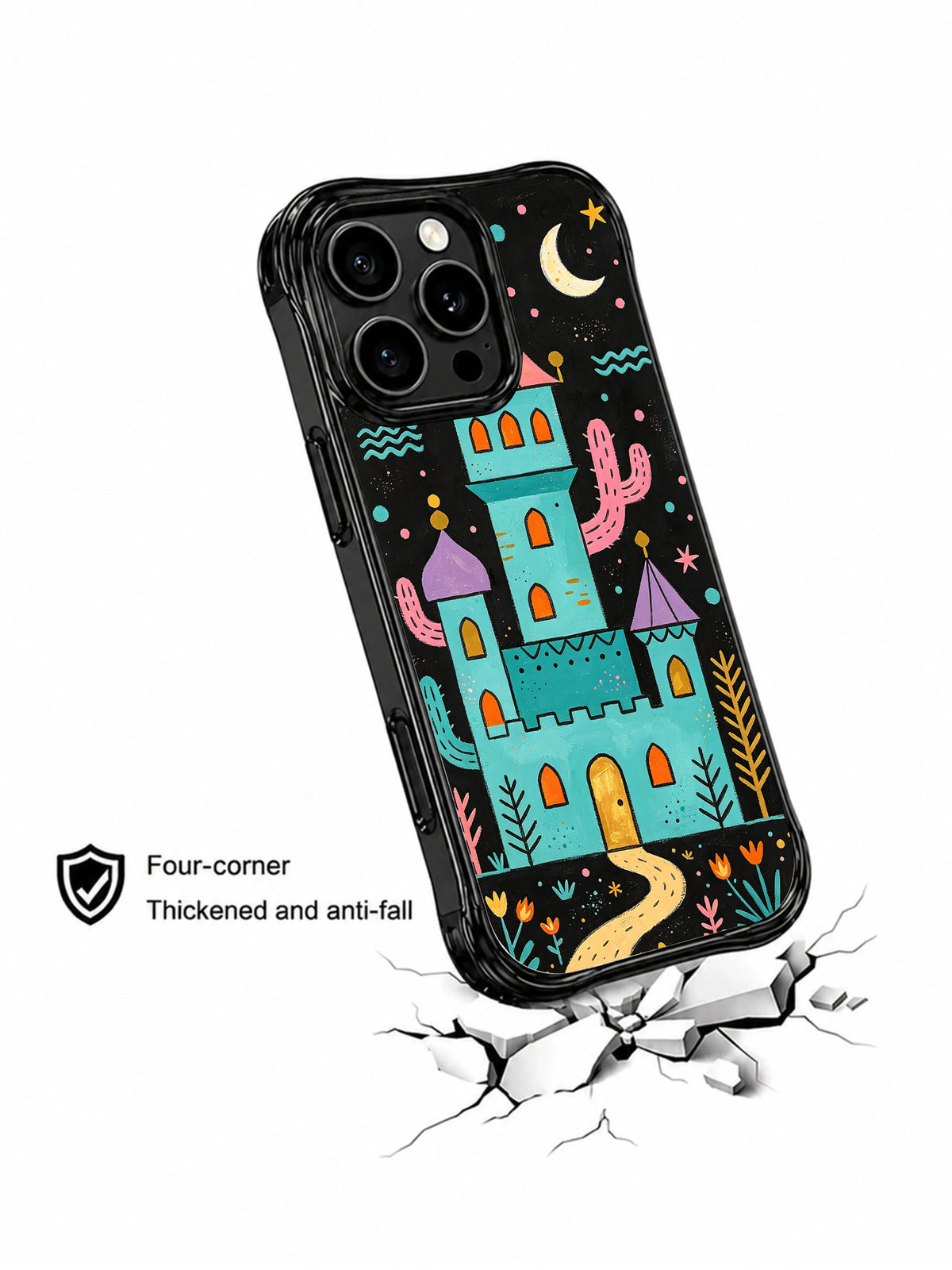 The Cactus Moon Caravan Palace: Angled case above a cracked-surface graphic.