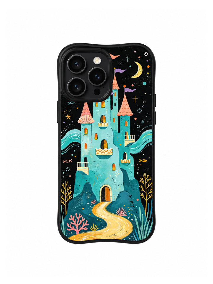 The Tidal Castle Beneath Two Moons iPhone 13 Pro Max Case