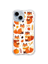 Berry Scarf Fox pattern iPhone 13 case