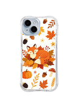 Sleeping Harvest Fox pattern iPhone 13 case