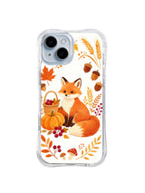 Golden Garden Fox pattern iPhone 13 case