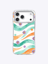 Coral Wind Chime Flower Field Art Case for iPhone 17 Pro Max | Lila Marrow Artist Collab
