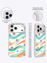 Coral Wind Chime Flower Field Art Case for iPhone 17 Pro Max | Lila Marrow Artist Collab