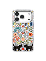 Birds Through Rainbow Arches artwork gallery view 1 on an iPhone 17 Pro case