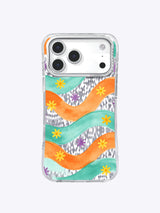 Coral Wind Chime Flower Field Art Case for iPhone 17 Pro Max | Lila Marrow Artist Collab