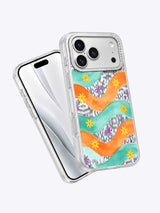 Coral Wind Chime Flower Field Art Case for iPhone 17 Pro Max | Lila Marrow Artist Collab