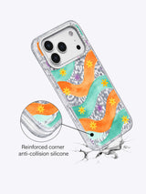 Coral Wind Chime Flower Field Art Case for iPhone 17 Pro Max | Lila Marrow Artist Collab