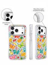 Butterfly Fruit Garden iPhone 17 Pro Case – Watercolor Art