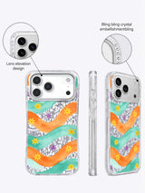 Coral Wind Chime Flower Field Art Case for iPhone 17 Pro Max | Lila Marrow Artist Collab