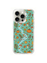 Floating Leaf Stream pattern iPhone 14 Pro case