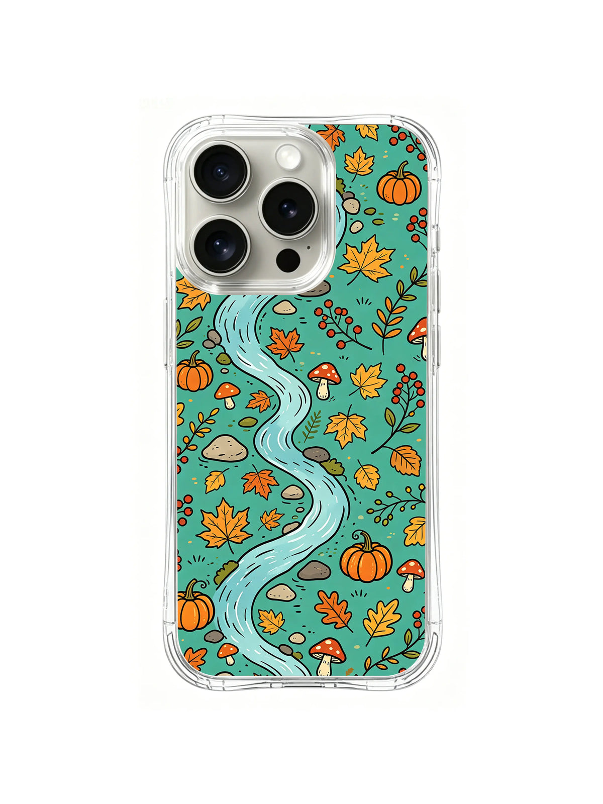 Wild Berry Waterway pattern iPhone 14 Pro case