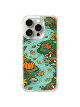 Maple River Journey pattern iPhone 14 Pro case