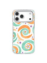Coral Wind Chime Flower Field Art Case for iPhone 17 Pro Max | Lila Marrow Artist Collab