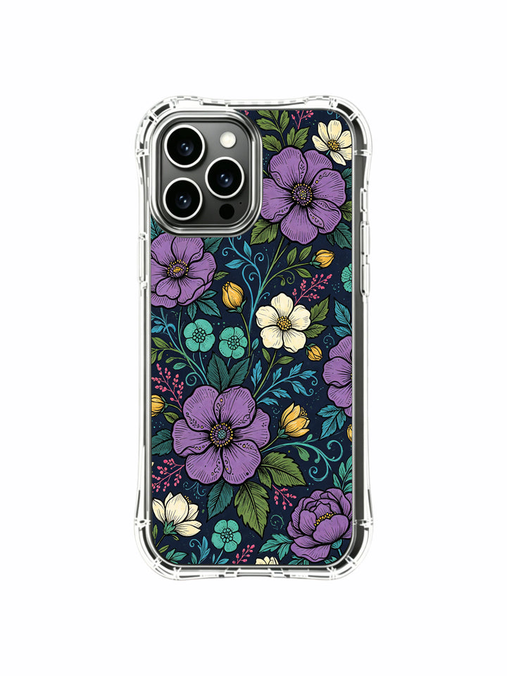 Night Floral House iPhone 13 Pro Max MagSafe Case - Aesthetic Celestial