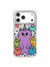 Neutral Heart Glow pattern içeren iPhone 17 Pro Max kılıfı