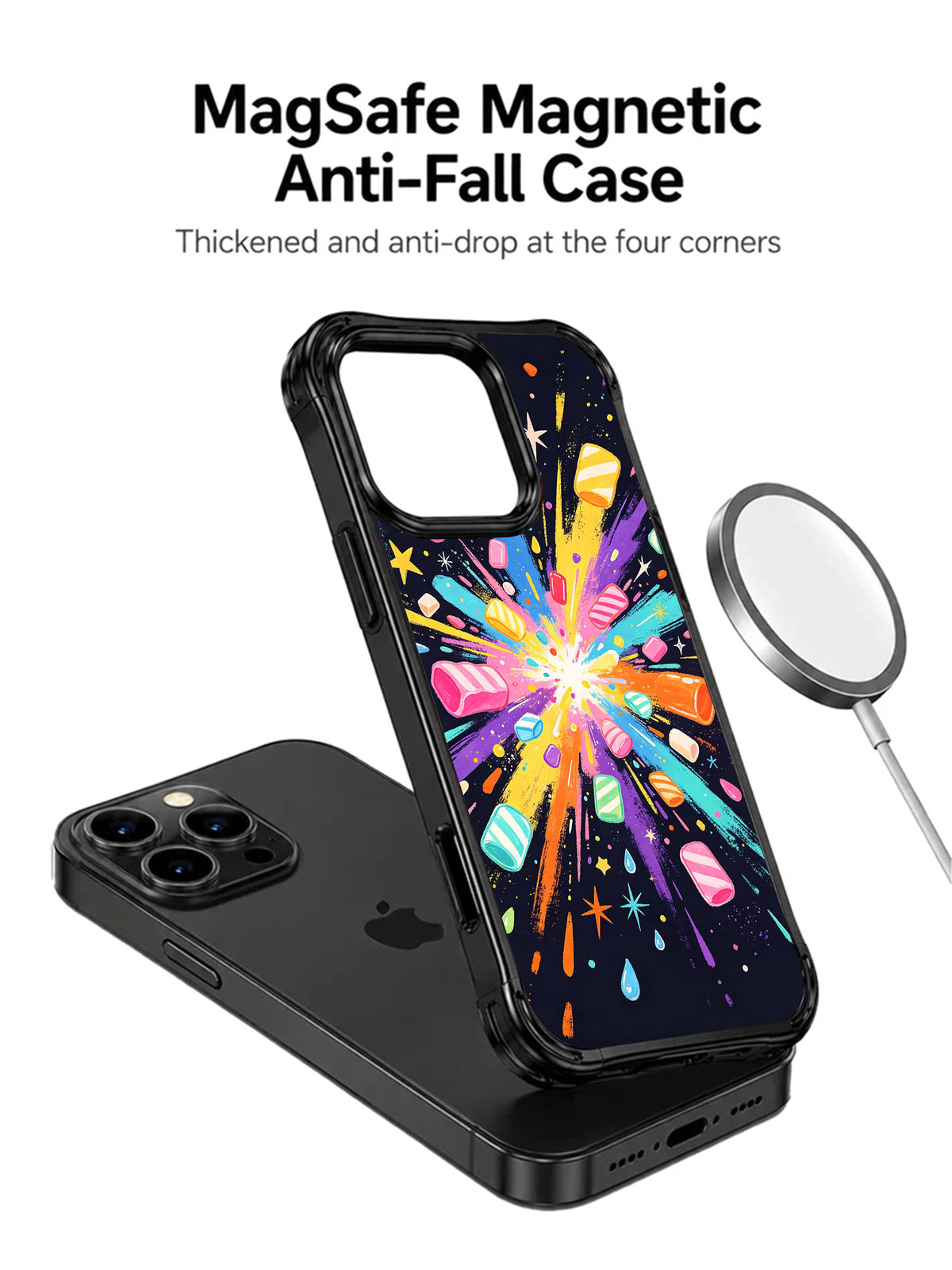 Candy Meteor colorful phone case side view