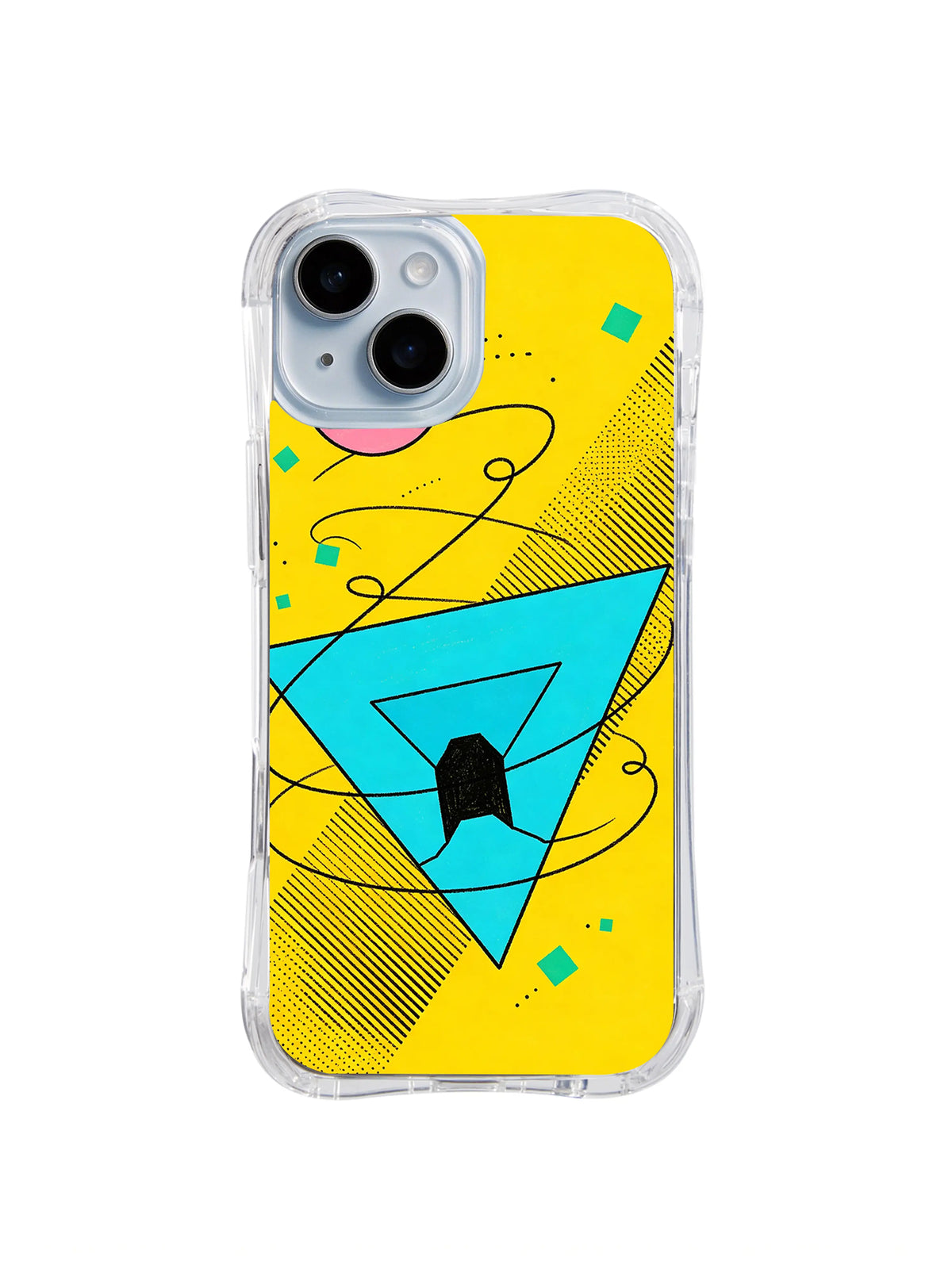 Lasso Triangle Ride pattern iPhone 15 case