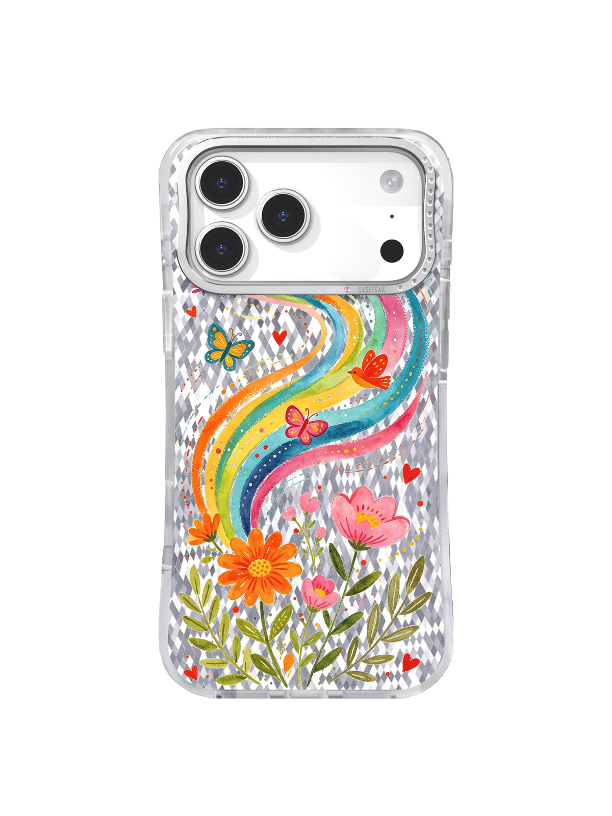 Serene Flow pattern içeren iPhone 17 Pro kılıfı