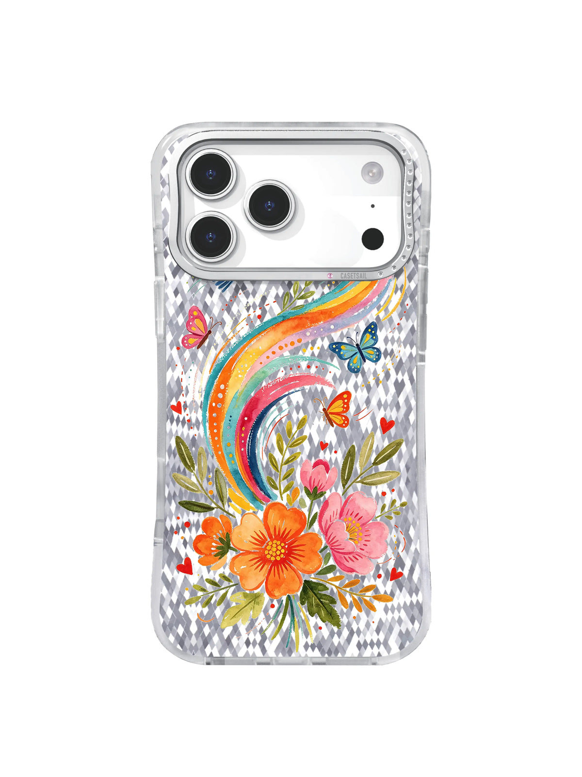 Unfettered Traverse pattern içeren iPhone 17 Pro kılıfı