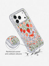 Strawberry Bird Song iPhone 17 Pro Case