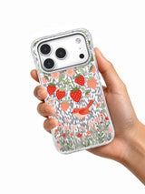 Strawberry Bird Song iPhone 17 Pro Case