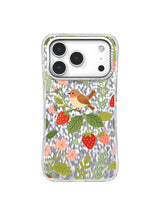 Strawberry Bird Song iPhone 17 Pro Case