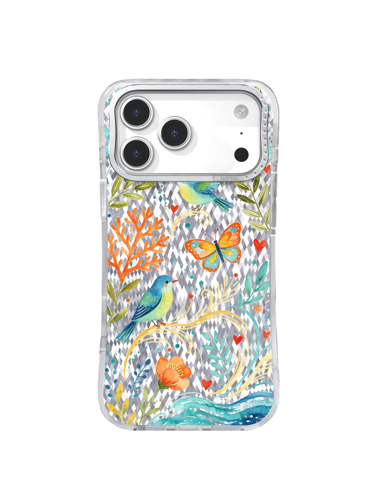 Dot Interstice pattern içeren iPhone 17 Pro kılıfı