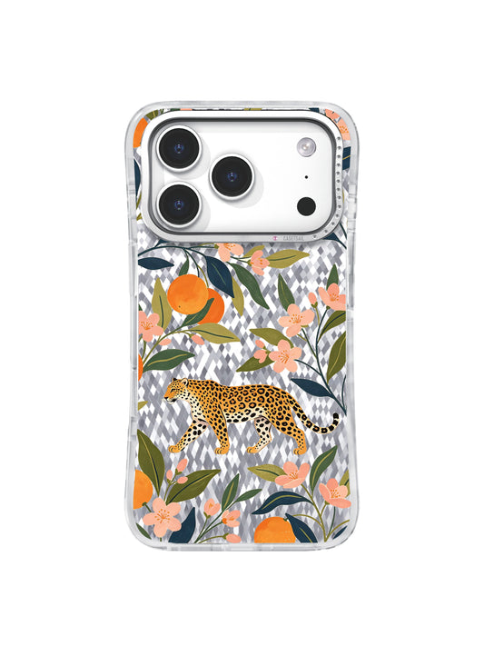 Citrus Leopard Bloom iPhone 17 Pro Case