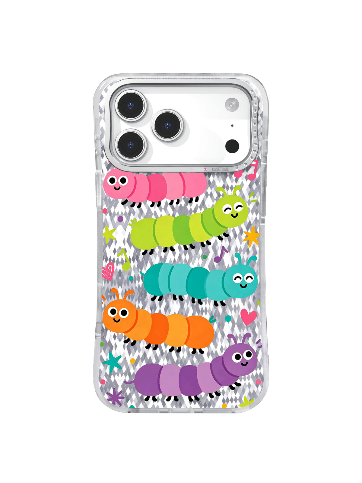 Pastel Cadence pattern on an iPhone 17 Pro Max case