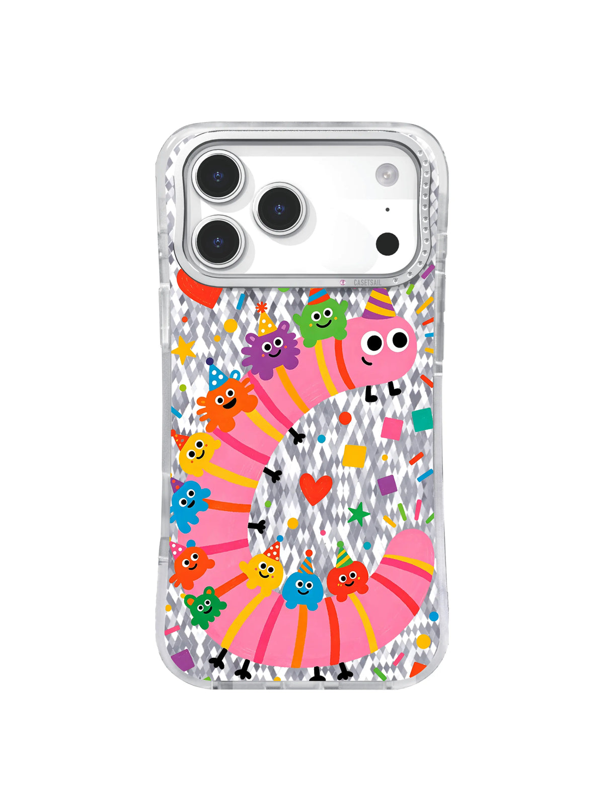 Quiet Revelry pattern on an iPhone 17 Pro Max case