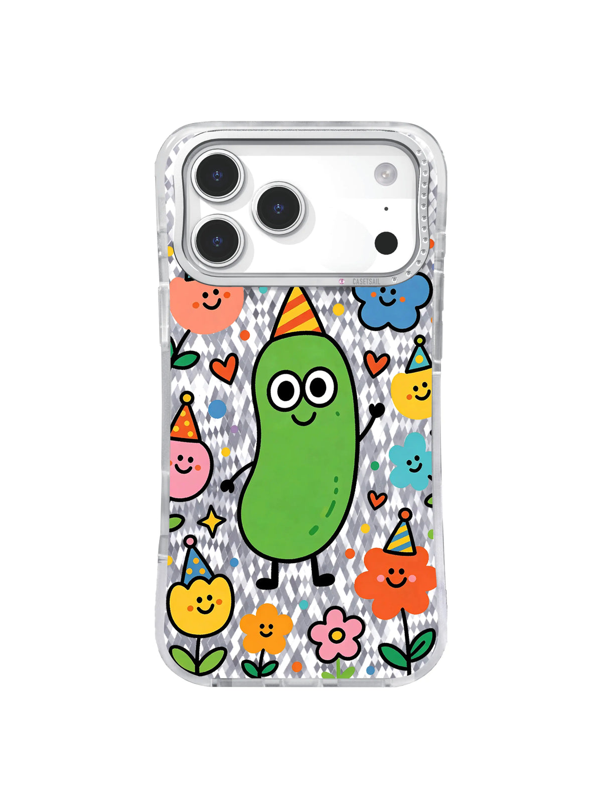 Soft Vitality pattern içeren iPhone 17 Pro Max kılıfı