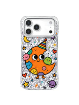 Pastel Orbit pattern on an iPhone 17 Pro Max case