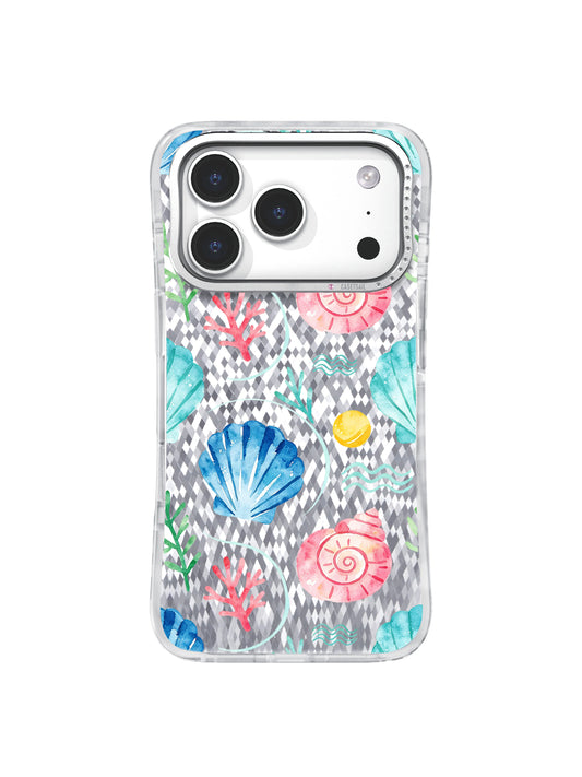 Ocean Shell Treasure iPhone 17 Pro Case – Coastal Art