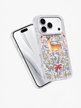 Gül Kurdele Geyik iPhone 17 Pro Kılıfı