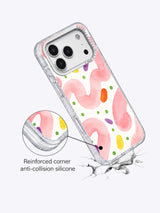Cloud Berry Track Experiment Book Art Case for iPhone 17 Pro Max | Lila Marrow Artist Collab