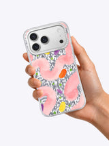 Cloud Berry Track Experiment Book Art Case for iPhone 17 Pro Max | Lila Marrow Artist Collab