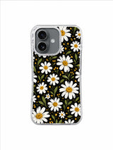 Night Bloom Noktalar Sanat iPhone 17 MagSafe Kılıfı - Estetik Çiçekli Telefon Kılıfı