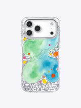 Floating Color Block Memo Art Case for iPhone 17 Pro Max | Lila Marrow Artist Collab