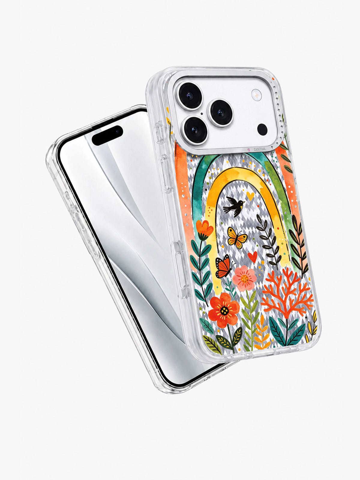 Renkli Kemer Halk Bahçesi görseli galeri görünümü 2 içeren iPhone 17 Pro kılıfı