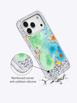 Floating Color Block Memo Art Case for iPhone 17 Pro Max | Lila Marrow Artist Collab