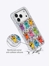 Fun Monster Jump Squad artwork gallery view 4 on an iPhone 17 Pro Max case