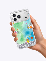 Floating Color Block Memo Art Case for iPhone 17 Pro Max | Lila Marrow Artist Collab