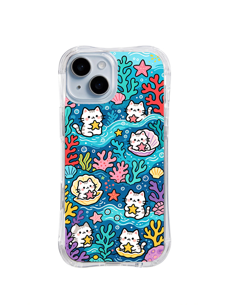 Coral Reef Cat Dream iPhone Case