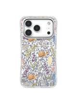 Lavender Snail Dream iPhone 17 Pro Case – Calm Cottagecore