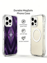 Mystic Dark Purple Tribal Arrow iPhone 14 Pro Max Case - Gothic Boho