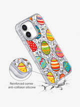 Candy Stripe Egg Carnival iPhone 17 Case