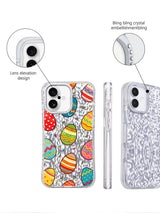 Candy Stripe Egg Carnival iPhone 17 Case
