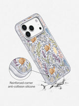 Lavender Snail Dream iPhone 17 Pro Case – Calm Cottagecore